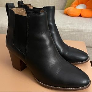 Madewell Regan Leather Ankle Boots